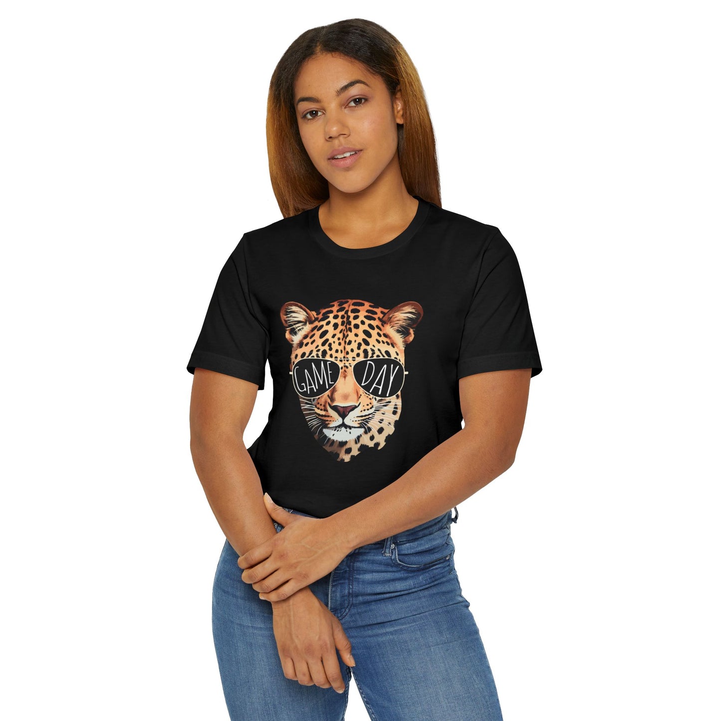 Graphic Tee - Leopards Game Day Mom Tee Unisex Jersey T-Shirt