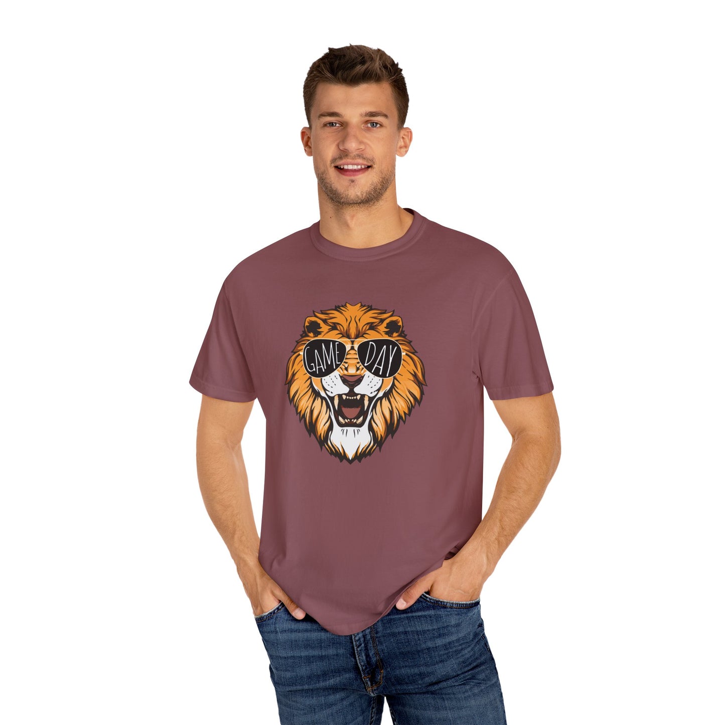 GAME DAY LIONS, Comfort Colors, School Spirit, Football, Baseball, High school Sports, Sunglasses, Unisex Design