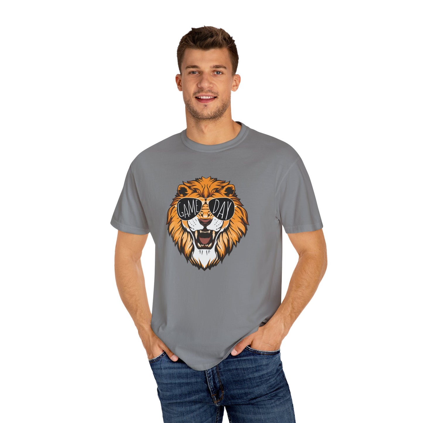 GAME DAY LIONS, Comfort Colors, School Spirit, Football, Baseball, High school Sports, Sunglasses, Unisex Design