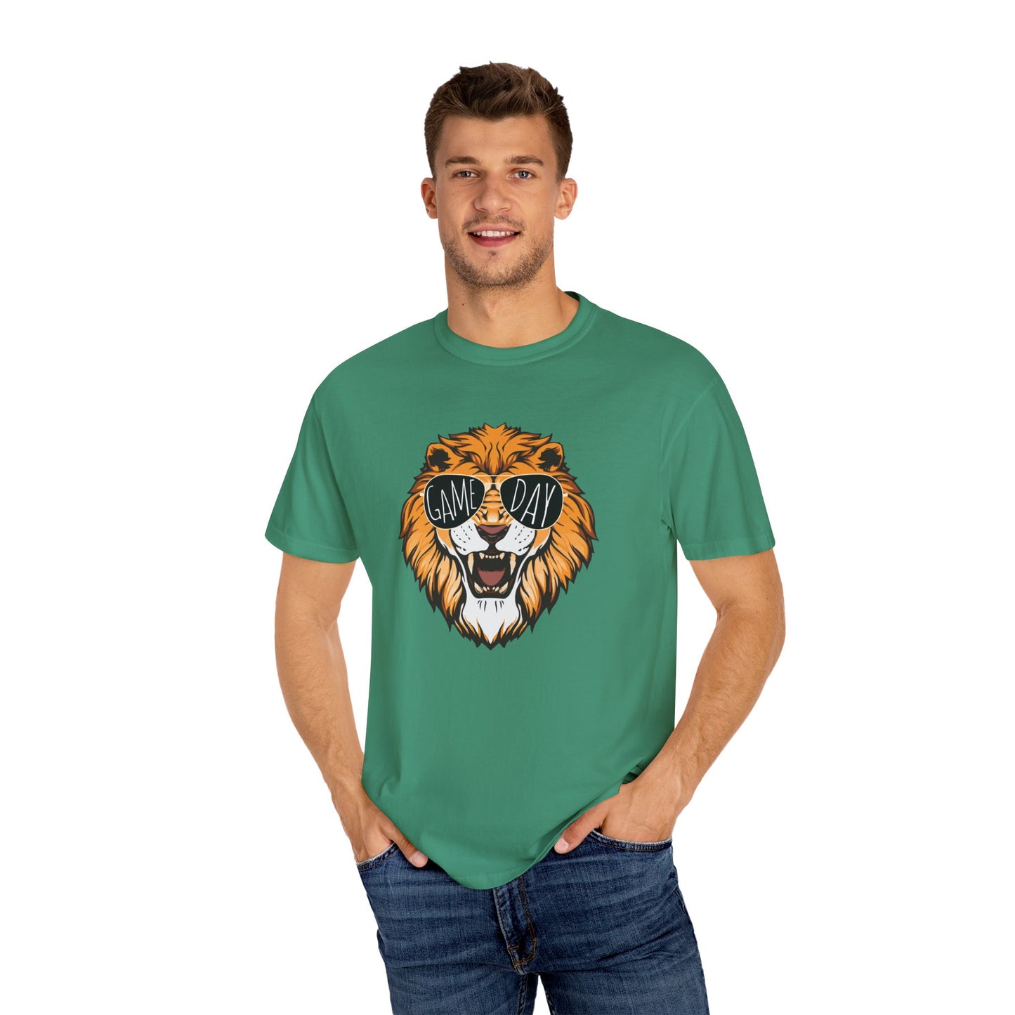 GAME DAY LIONS, Comfort Colors, School Spirit, Football, Baseball, High school Sports, Sunglasses, Unisex Design