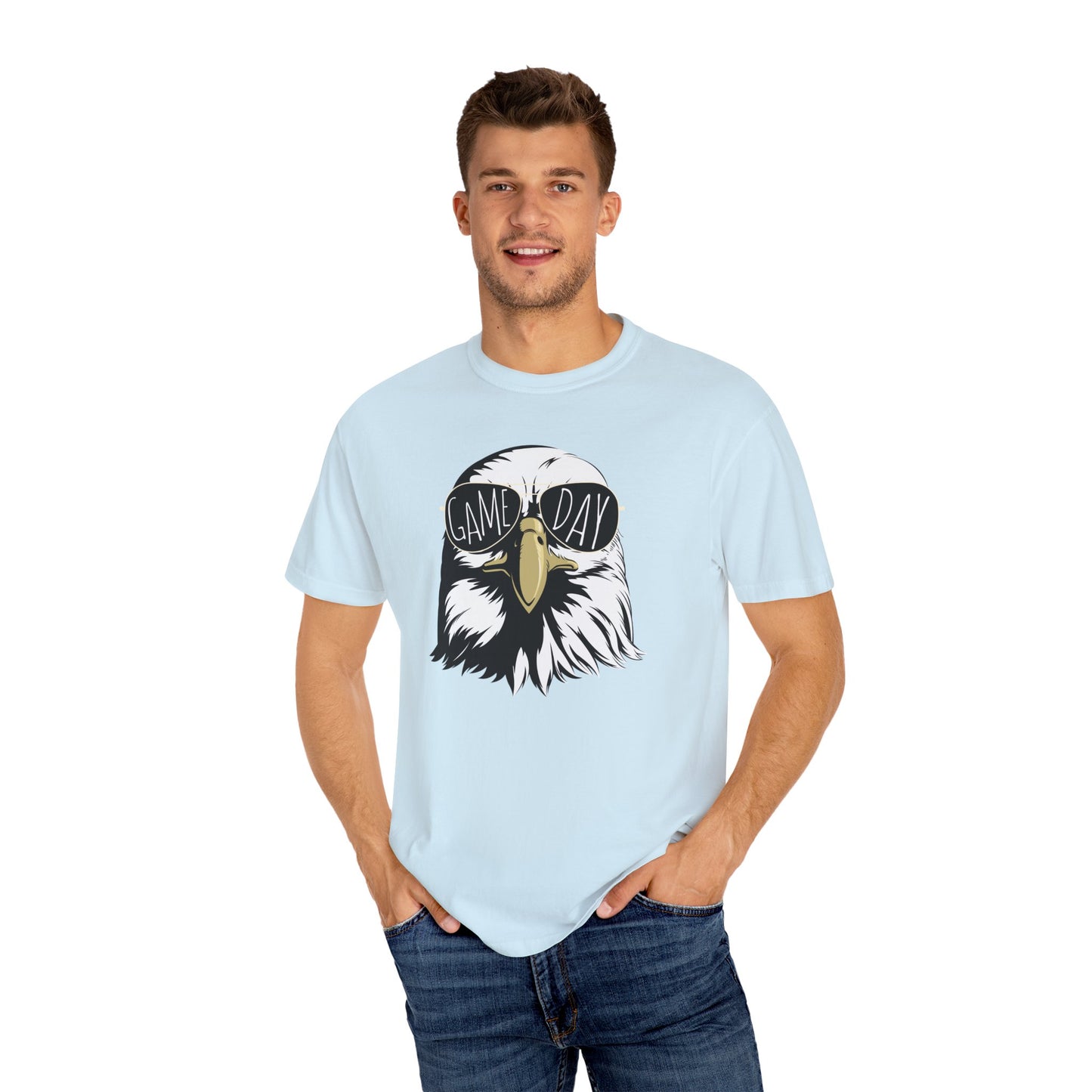 GAME DAY Hawk, Eagles, Falcon, Unisex Garment-Dyed T-shirt