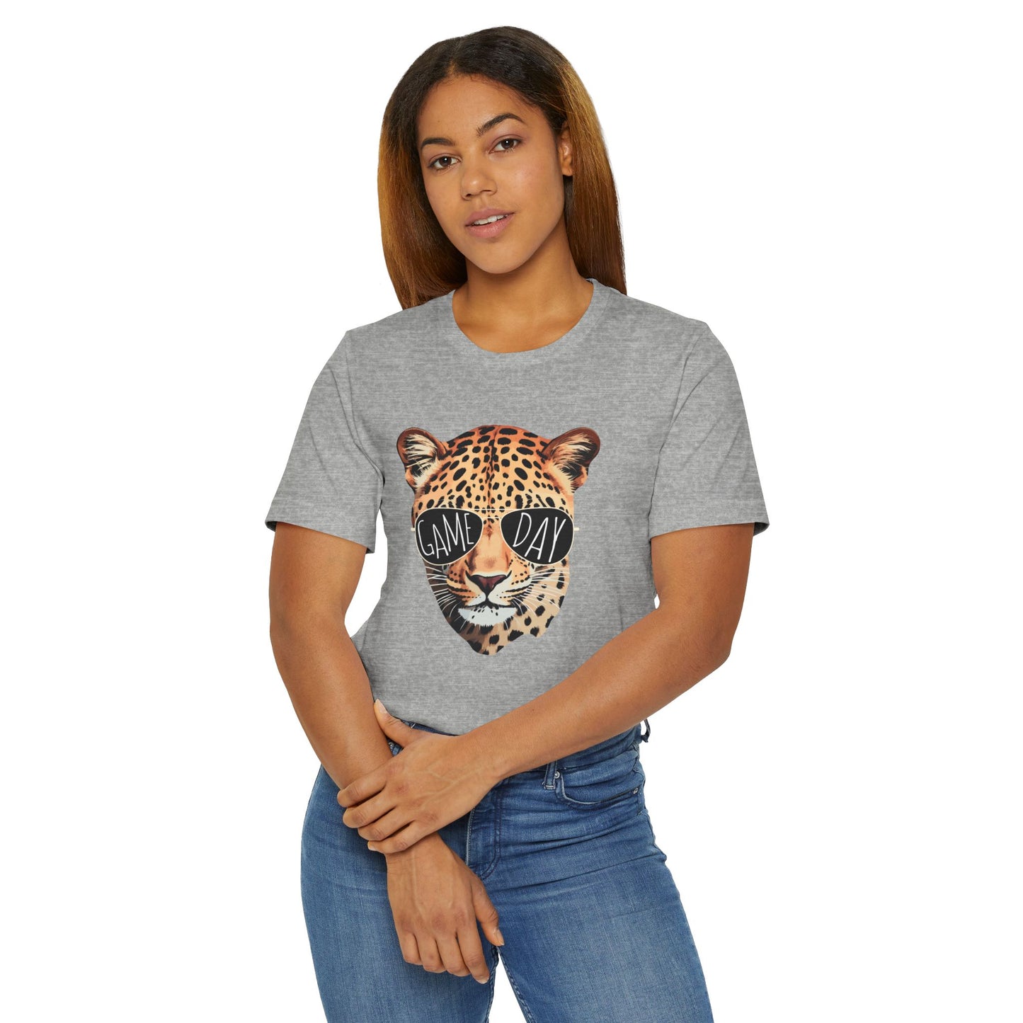 Graphic Tee - Leopards Game Day Mom Tee Unisex Jersey T-Shirt