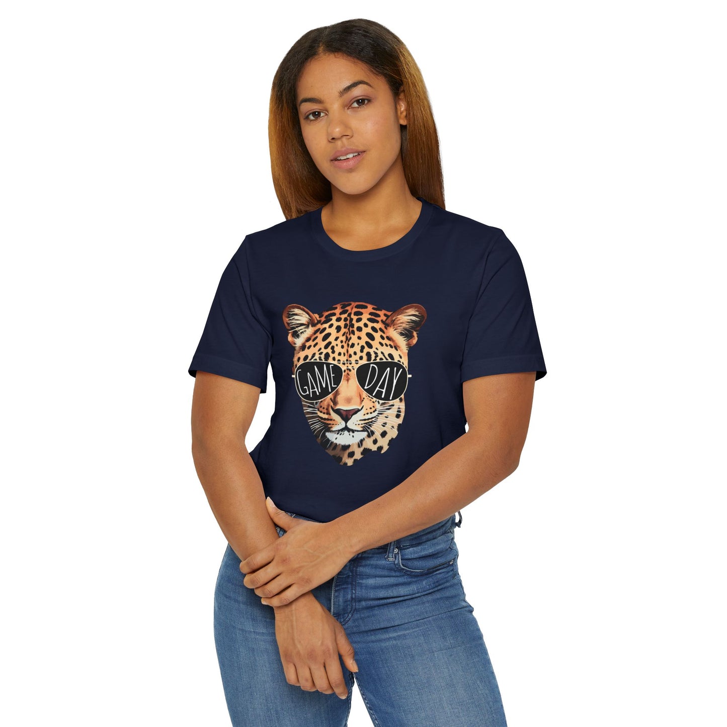 Graphic Tee - Leopards Game Day Mom Tee Unisex Jersey T-Shirt