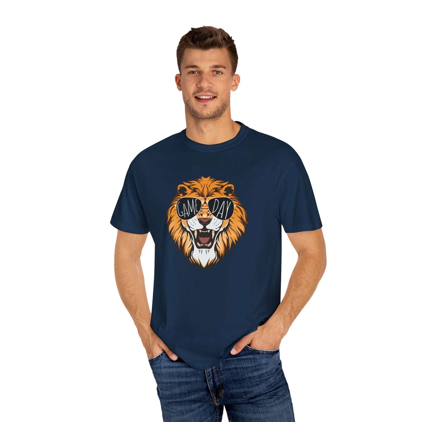 GAME DAY LIONS, Comfort Colors, School Spirit, Football, Baseball, High school Sports, Sunglasses, Unisex Design