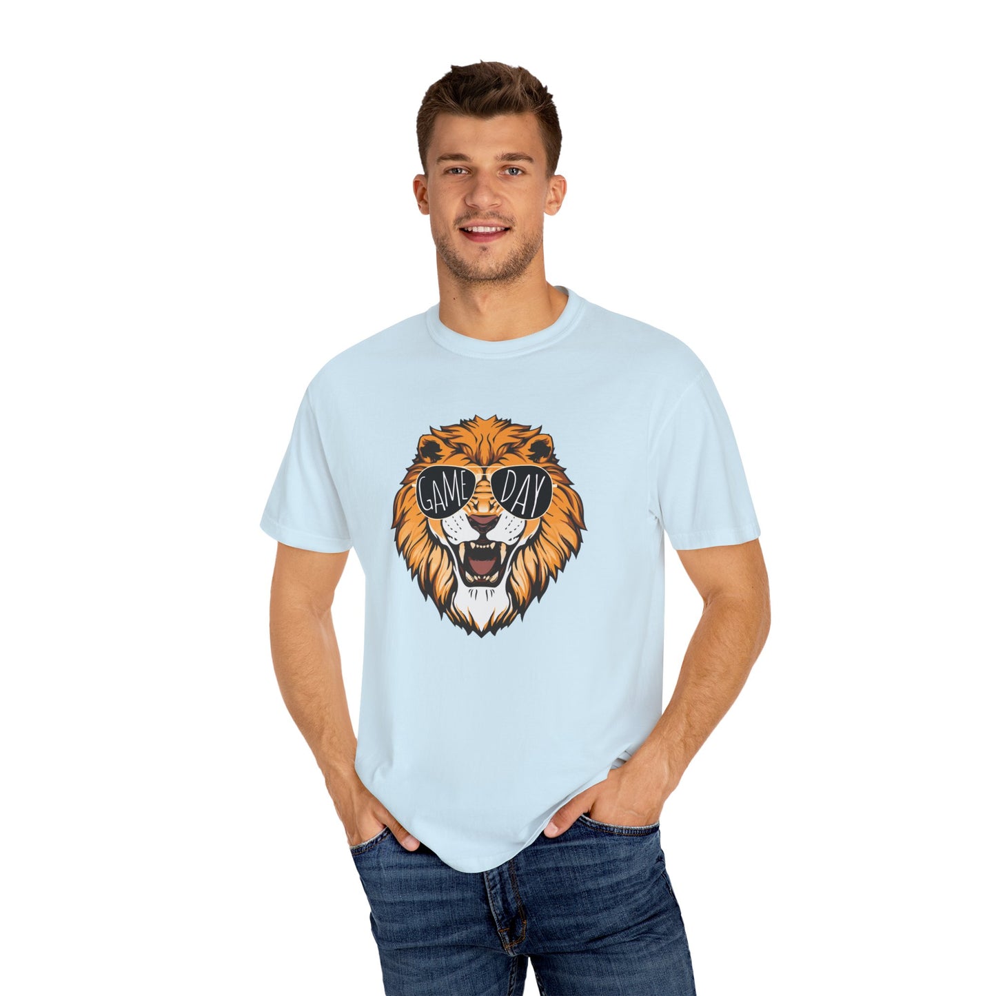 GAME DAY LIONS, Comfort Colors, School Spirit, Football, Baseball, High school Sports, Sunglasses, Unisex Design