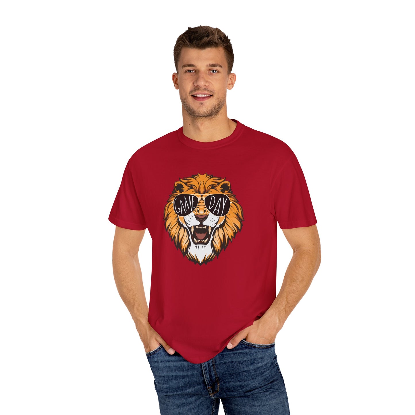 GAME DAY LIONS, Comfort Colors, School Spirit, Football, Baseball, High school Sports, Sunglasses, Unisex Design